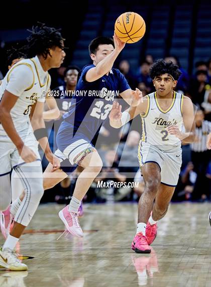 Thumbnail 2 in San Gabriel Academy vs. King's Academy (CIF State D3 Final) photogallery.