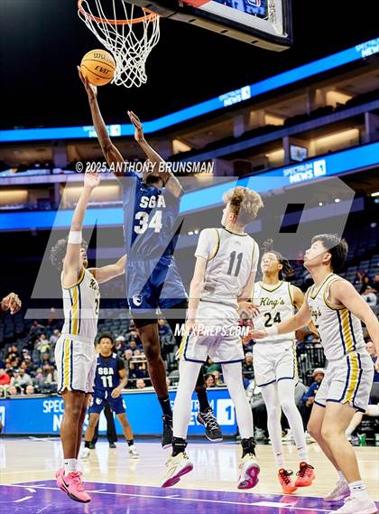 Thumbnail 3 in San Gabriel Academy vs. King's Academy (CIF State D3 Final) photogallery.