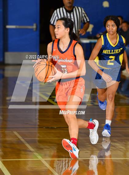 Thumbnail 2 in Millikan vs Polytechnic  (San Marino Tournament) photogallery.