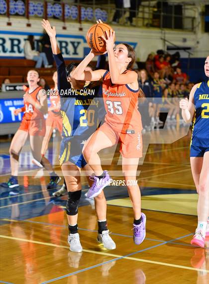 Thumbnail 2 in Millikan vs Polytechnic  (San Marino Tournament) photogallery.