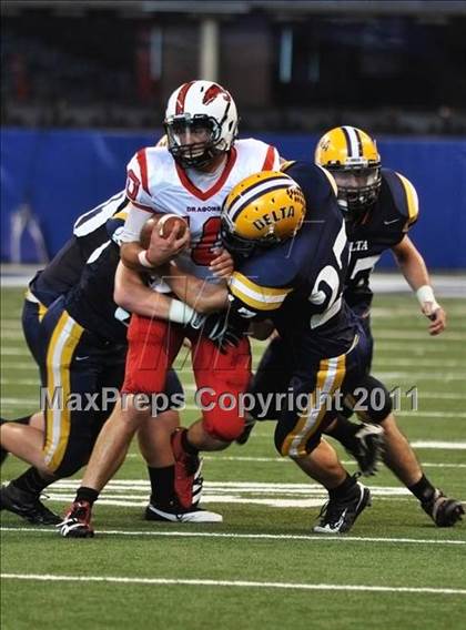 Thumbnail 1 in New Palestine vs. Delta (Horseshoe Hall of Fame Classic)  photogallery.