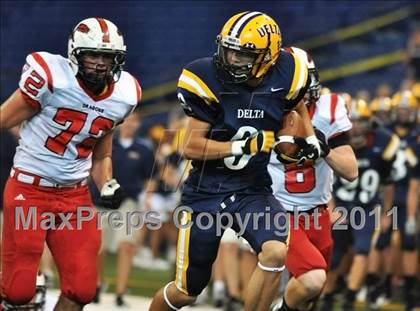 Thumbnail 1 in New Palestine vs. Delta (Horseshoe Hall of Fame Classic)  photogallery.