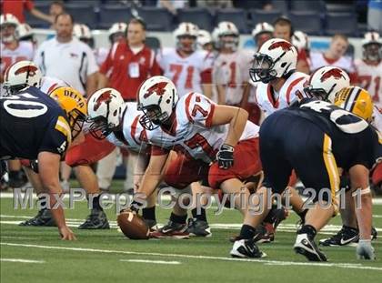 Thumbnail 2 in New Palestine vs. Delta (Horseshoe Hall of Fame Classic)  photogallery.
