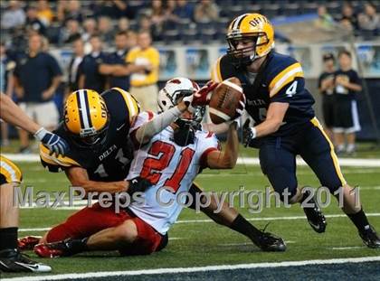 Thumbnail 1 in New Palestine vs. Delta (Horseshoe Hall of Fame Classic)  photogallery.