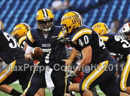 Thumbnail 1 in New Palestine vs. Delta (Horseshoe Hall of Fame Classic)  photogallery.