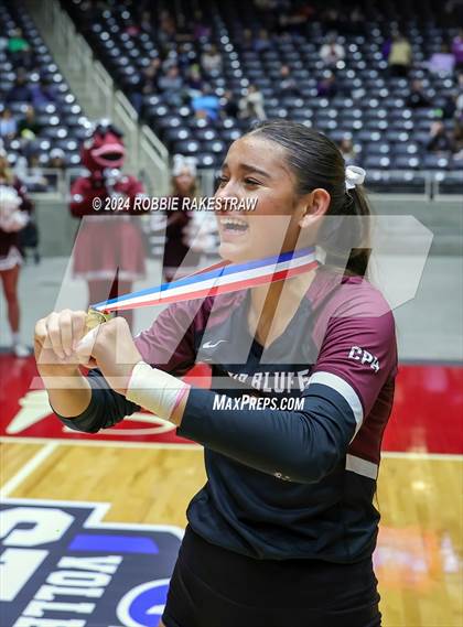 Thumbnail 3 in McKinney North vs. Flour Bluff (UIL 5A Volleyball Division I Final Medal Ceremony) photogallery.