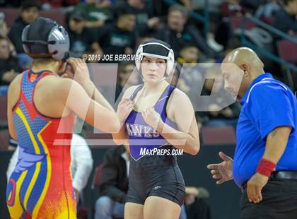 Thumbnail 2 in CIF State Girls Wrestling Championships (Consolation Round 2) photogallery.