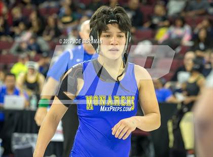 Thumbnail 2 in CIF State Girls Wrestling Championships (Consolation Round 2) photogallery.