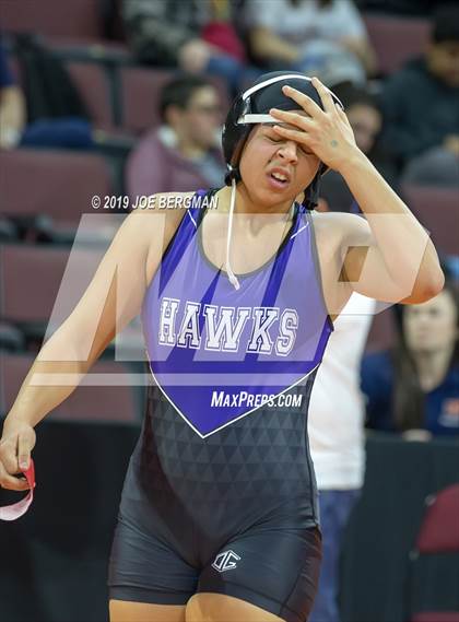 Thumbnail 1 in CIF State Girls Wrestling Championships (Consolation Round 2) photogallery.