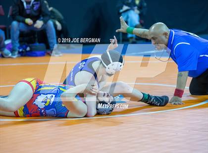 Thumbnail 3 in CIF State Girls Wrestling Championships (Consolation Round 2) photogallery.