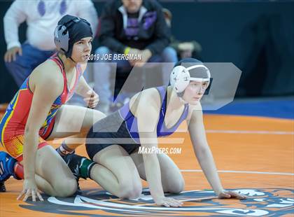 Thumbnail 2 in CIF State Girls Wrestling Championships (Consolation Round 2) photogallery.