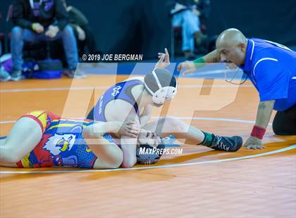 Thumbnail 2 in CIF State Girls Wrestling Championships (Consolation Round 2) photogallery.