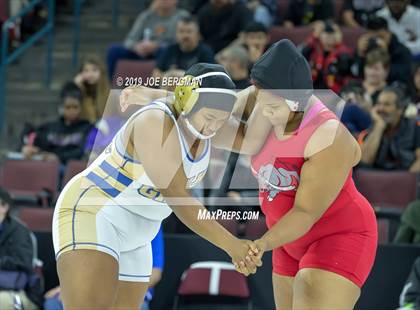 Thumbnail 3 in CIF State Girls Wrestling Championships (Consolation Round 2) photogallery.