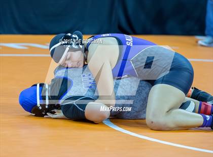 Thumbnail 2 in CIF State Girls Wrestling Championships (Consolation Round 2) photogallery.