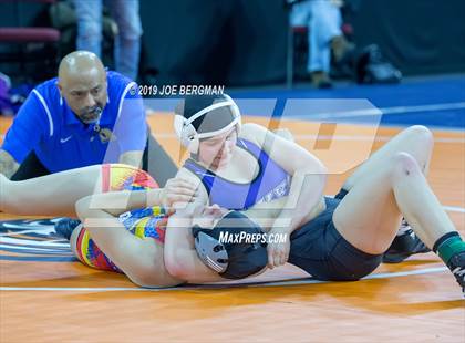 Thumbnail 2 in CIF State Girls Wrestling Championships (Consolation Round 2) photogallery.