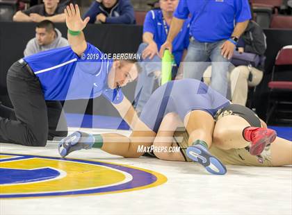 Thumbnail 3 in CIF State Girls Wrestling Championships (Consolation Round 2) photogallery.