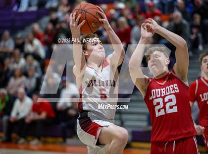 Thumbnail 3 in Our Lady of Lourdes Regional vs. Sullivan County (PIAA District 4 Class A Semifinal) photogallery.