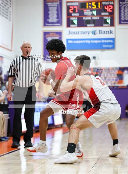 Thumbnail 1 in Our Lady of Lourdes Regional vs. Sullivan County (PIAA District 4 Class A Semifinal) photogallery.