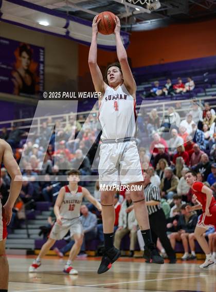 Thumbnail 3 in Our Lady of Lourdes Regional vs. Sullivan County (PIAA District 4 Class A Semifinal) photogallery.