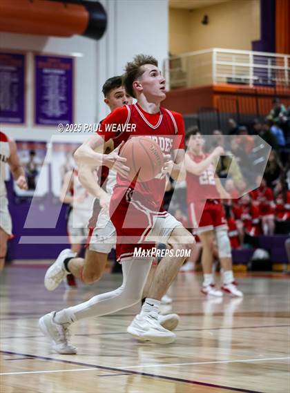 Thumbnail 2 in Our Lady of Lourdes Regional vs. Sullivan County (PIAA District 4 Class A Semifinal) photogallery.