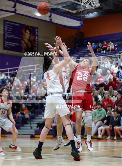 Thumbnail 2 in Our Lady of Lourdes Regional vs. Sullivan County (PIAA District 4 Class A Semifinal) photogallery.