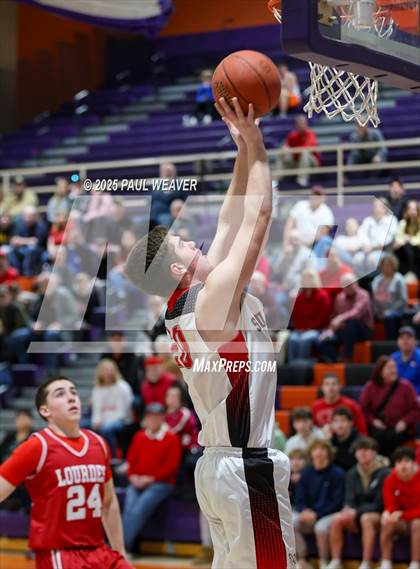 Thumbnail 1 in Our Lady of Lourdes Regional vs. Sullivan County (PIAA District 4 Class A Semifinal) photogallery.