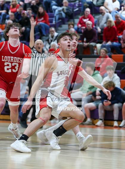 Thumbnail 2 in Our Lady of Lourdes Regional vs. Sullivan County (PIAA District 4 Class A Semifinal) photogallery.