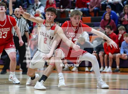 Thumbnail 1 in Our Lady of Lourdes Regional vs. Sullivan County (PIAA District 4 Class A Semifinal) photogallery.