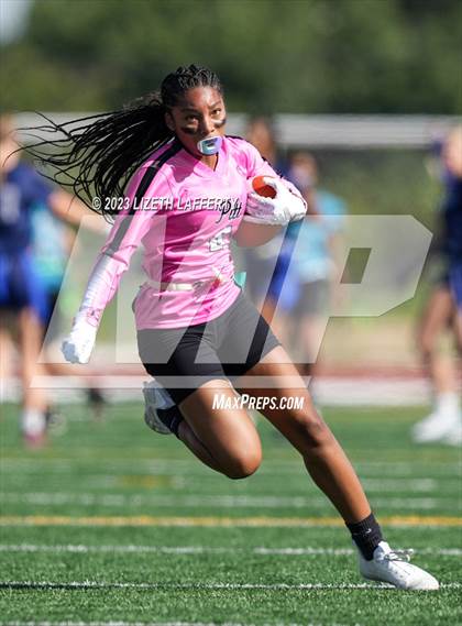 Thumbnail 2 in Liberty vs Pittsburg (BVAL Flag Football Jamboree) photogallery.