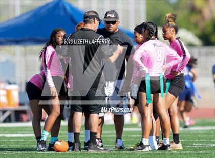 Thumbnail 3 in Liberty vs Pittsburg (BVAL Flag Football Jamboree) photogallery.