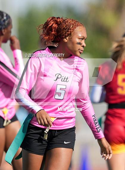 Thumbnail 3 in Liberty vs Pittsburg (BVAL Flag Football Jamboree) photogallery.