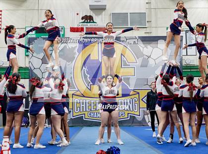 Thumbnail 1 in Sanger - CIF Northern Regional Cheer Championships photogallery.