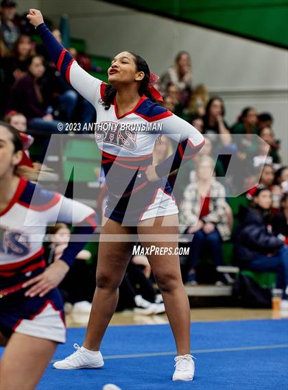 Thumbnail 3 in Sanger - CIF Northern Regional Cheer Championships photogallery.