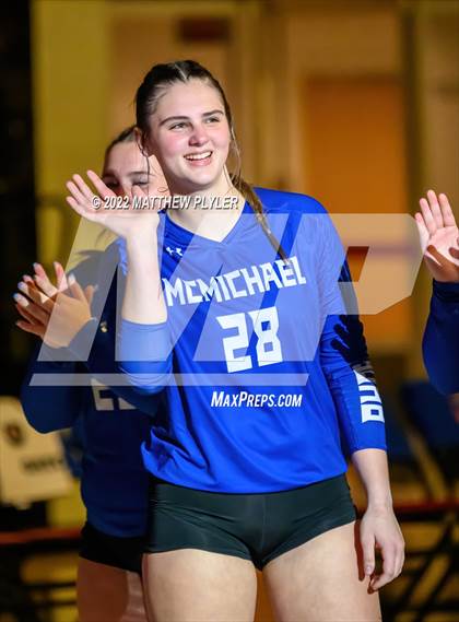 Thumbnail 3 in McMichael vs Camden County (NCHSAA 2A Final) (2 of 2 - Awards, Team Photos) photogallery.