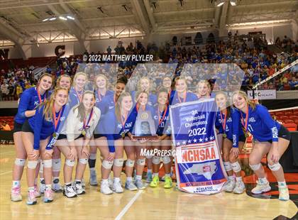 Thumbnail 1 in McMichael vs Camden County (NCHSAA 2A Final) (2 of 2 - Awards, Team Photos) photogallery.