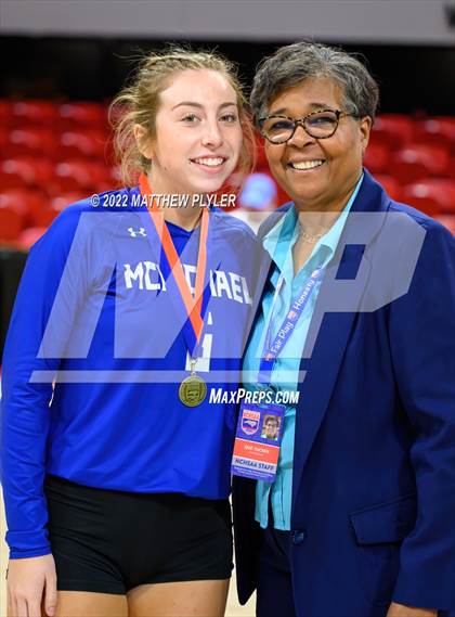 Thumbnail 1 in McMichael vs Camden County (NCHSAA 2A Final) (2 of 2 - Awards, Team Photos) photogallery.