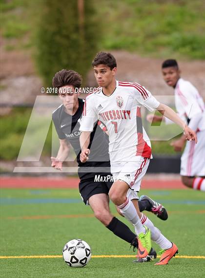 Thumbnail 3 in University vs. West Campus (CIF SFS D3 Regional Final) photogallery.