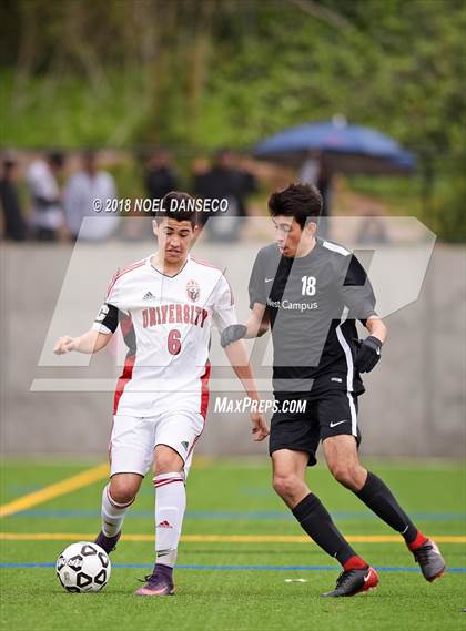 Thumbnail 3 in University vs. West Campus (CIF SFS D3 Regional Final) photogallery.