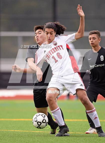 Thumbnail 1 in University vs. West Campus (CIF SFS D3 Regional Final) photogallery.