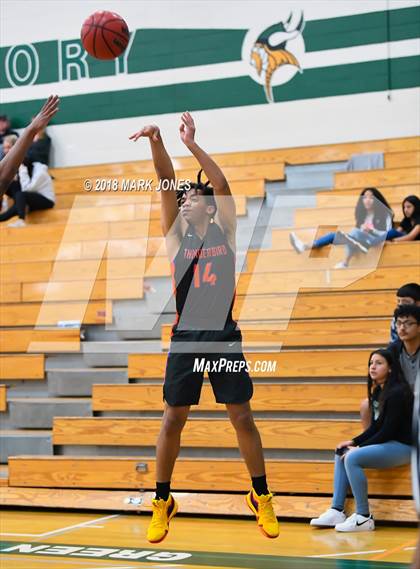Thumbnail 1 in Rancho Solano Prep vs. Thunderbird (Sunnyslope Hoopsgiving Tournament)  photogallery.