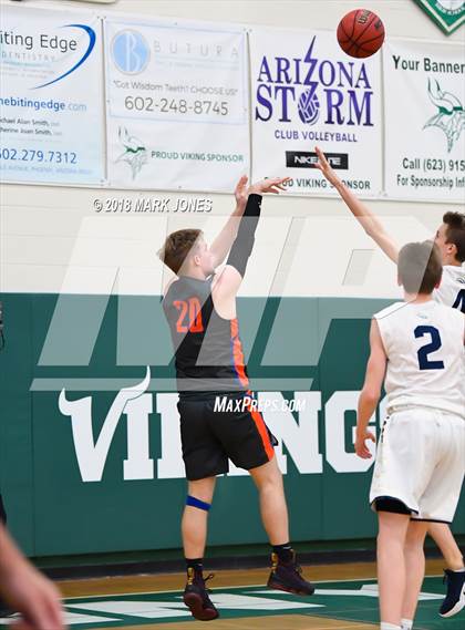 Thumbnail 3 in Rancho Solano Prep vs. Thunderbird (Sunnyslope Hoopsgiving Tournament)  photogallery.