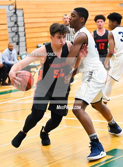 Thumbnail 1 in Rancho Solano Prep vs. Thunderbird (Sunnyslope Hoopsgiving Tournament)  photogallery.