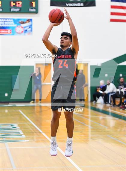 Thumbnail 1 in Rancho Solano Prep vs. Thunderbird (Sunnyslope Hoopsgiving Tournament)  photogallery.