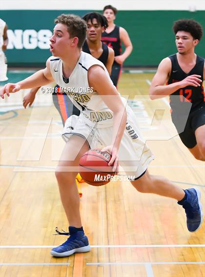 Thumbnail 1 in Rancho Solano Prep vs. Thunderbird (Sunnyslope Hoopsgiving Tournament)  photogallery.