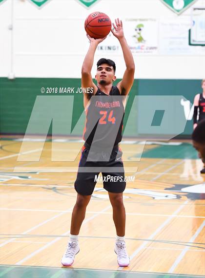 Thumbnail 2 in Rancho Solano Prep vs. Thunderbird (Sunnyslope Hoopsgiving Tournament)  photogallery.