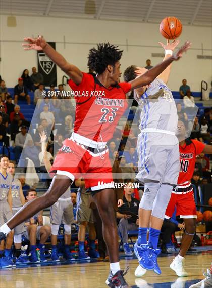 Thumbnail 1 in Santa Margarita vs. Centennial (Rolling Hills Prep State Preview) photogallery.