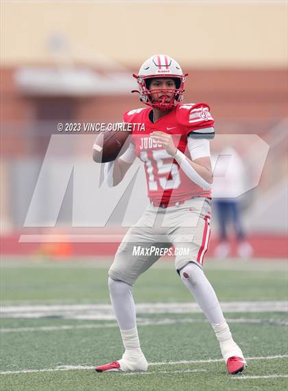 Thumbnail 2 in Dripping Springs @ Judson (UIL Football 6A Area Playoff) photogallery.