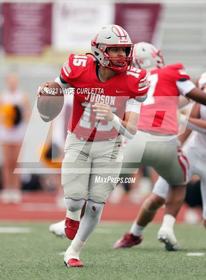 Thumbnail 1 in Dripping Springs @ Judson (UIL Football 6A Area Playoff) photogallery.