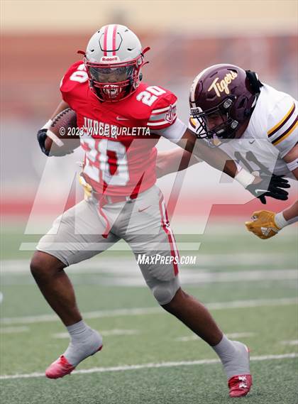 Thumbnail 3 in Dripping Springs @ Judson (UIL Football 6A Area Playoff) photogallery.