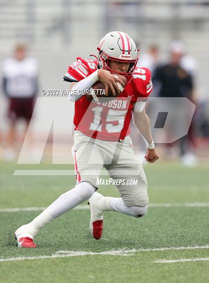 Thumbnail 3 in Dripping Springs @ Judson (UIL Football 6A Area Playoff) photogallery.